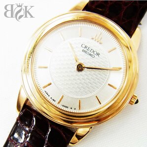 セイコー クレドール 18KT 4J80-0060 総重量 約21g クォーツ レディース 腕時計 稼働品 SEIKO ■の画像1