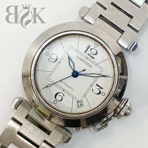カルティエ パシャC 2324 W31074M7 ボーイズ 腕時計 自動巻き AT ステンレス 動作品 Cartier 中古 ★の画像1