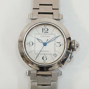 カルティエ パシャC 2324 W31074M7 ボーイズ 腕時計 自動巻き AT ステンレス 動作品 Cartier 中古 ★の画像2