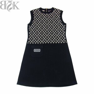  ultimate beautiful goods Louis Vuitton monogram knitted A line Mini dress monogram ja card knitted One-piece declared size :M Louis Vuitton =