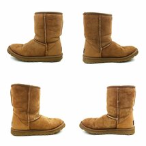 アグ ムートンブーツ クラシック ショート 5825 W/CHE 靴 チェスナット キャメル系 表記サイズ:US6(23.0cm) UGG 〓_画像4