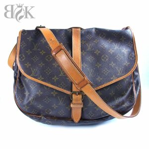 ルイヴィトン ソミュール35 ショルダーバッグ モノグラム M42254 LOUIS VUITTON 中古品 ♪