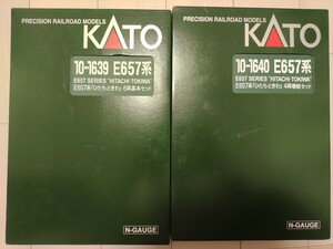 【評価300記念セール】KATO 10-1639 10-1640 E657系 ひたち・ときわ 基本増結セット