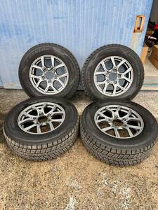 ジャパン三陽 カゼラ H301 ランドクルーザー 200 ランクル18インチ PCD150 6穴　285/60R18 ダンロップ ウィンターマックス 美品