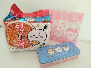 ちいかわ　チョコレート　缶　バレンタイン　明星チャリメラ　しょうゆラーメン　チャルメラ　インスタントラーメン　バレンタイン