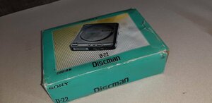 03D30#SONY Discman D-22 портативный CD плеер оригинальная коробка приложен #