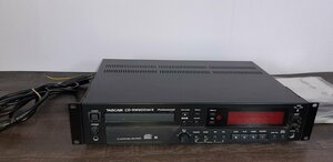 04S43■TASCAM　CD-RW900MKⅡ　CDレコーダー　リモコン、取説付き■