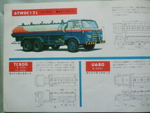 1963年9月 UD ニッサン ディーゼル タンクトラック 6TWDC12L/TC80G/T80/UG680/U680型 カタログ_画像3