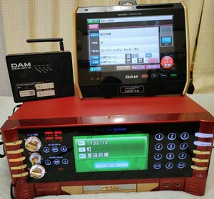 DAM-XG1000II 第一興商　カラオケマシンとデンモク(DAMとも)とモデムセット