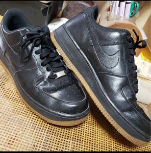 NIKE ナイキ AIRFORCE ONE エアフォース 1 黒 バスケットボール シューズ BASKETBALL 28cm