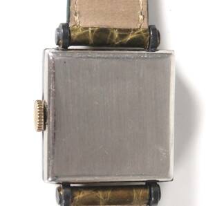 1943年 エルジン デラックス ローマ数字 10金張 手巻きアンティーク腕時計 稼働品 オーバーホール済の画像7
