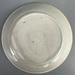 中国美術 宋時代 湖田窯 影青双魚文洗 盤 皿 唐物 古物 時代物 の画像7
