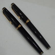 1円スタート激レア MontBlanc モンブラン MEISTERSTUCK マイスターシュテック 万年筆 まとめ 2点セット 30373 11-2_画像1