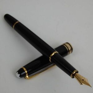 1円スタート 激レア MontBlanc モンブラン MEISTERSTUCK マイスターシュテック ペン先 14K 585 ブラック ゴールド 万年筆 30297 11-2