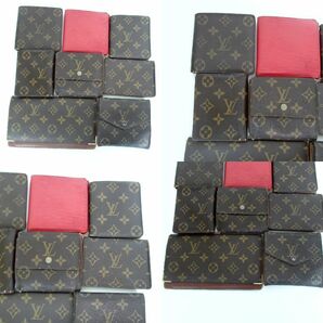 1円スタート激レア 美品もあり LOUIS VUITTON ルイヴィトン 長財布 折財部 カードケース シュガレットケース 他 まとめ 47点セット 30311 の画像5