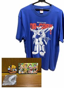 【限定50枚】伝説の勇者ダ・ガーン Lサイズ Tシャツ 大合体！無敵の勇者展！限定 墓場の画廊 ステッカー クリアファイル 付き