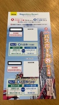 ナガシマスパーランドパスポート券1名分または入浴券（湯あみの島・里の湯）2名分 未使用_画像1