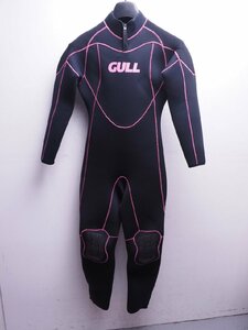 中古 GULL ガル 5mm ウェットスーツ レディース サイズ：M パワーテックジャージ 手足首ファスナー付き