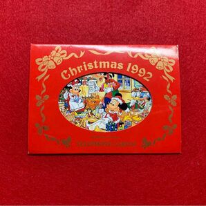 ディズニー クリスマス 1992年 テレカ 台紙付き･未使用