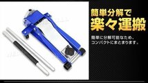 【限定セール】新品 ローダウン フロアジャッキ 4t 最低位90mm スチール 油圧 ガレージ ジャッキ デュアルポンプ 保護用ゴムパッド_画像7