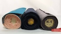 【長期保管品】反物 正絹 着物 和装 リメイク素材 まとめて 絹 ハンドメイド 材料 生地_画像1