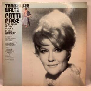 TENNESSEE WALTZ テネシーワルツ レコード PATTI PAGE 