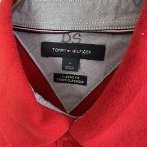 TOMMY HARLEY 長袖ポロシャツ　古着　Mサイズ　レッド　コットン_画像3