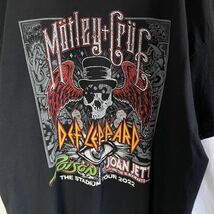 DEF LEPPARD フルーツオブザルーム　半袖プリントTシャツ　古着　XLサイズ　ブラック　バンドTシャツ_画像4