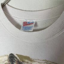 90's アメリカ製　ヘインズ　スウェットシャツトレーナー　古着　Lサイズ　ホワイト　ヴィンテージ _画像3