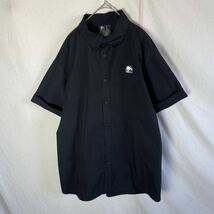 HPI TACO BELL 半袖ワークシャツ　古着　Lサイズ　ブラック　WORKWEAR_画像1