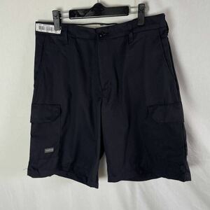 unifirst カーゴハーフパンツ 古着　34インチ　ブラック　WORKWEAR