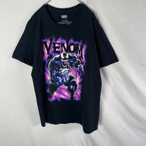 MARVEL 半袖プリントTシャツ　古着　Lサイズ　ブラック　