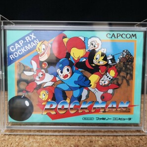 ●美品● FC ロックマン ROCKMAN アクリルケース付き コレクション レア ファミコンの画像1