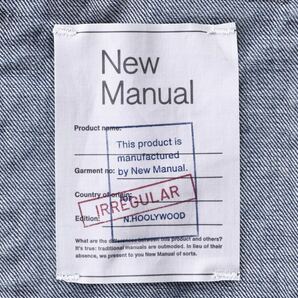 新品未使用 N.HOOLYWOOD NEW MANUAL T-BACK JACKET 42 ニューマニュアル デニムジャケット D.O T-BACK JACKET/IRG nハリウッド Denim の画像9