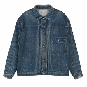 新品未使用 New Manual #012 LV 36’s T-BACK JACKET GQ SHOP EXCLUSIVE ニューマニュアル デニムジャケットの画像1