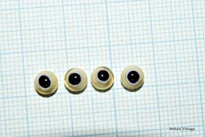 ルアーメイキング　ハンドメイド 　グラスアイ　hand made glass eyes for lure making （11588-489）本格的　ルアービルダー用　日本製
