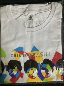 This is 嵐 グッズ Tシャツ　展覧会　フリー