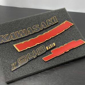 KAWASAKI カワサキ Z900RS エンブレム Z948RS ゴールド サイドカバーの画像2