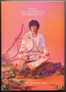 ☆藤井 風 「Fujii Kaze LOVE ALL SERVE ALL STADIUM LIVE」 2Blu-ray Disc+フォトブック2冊+ポスター 新品 未開封