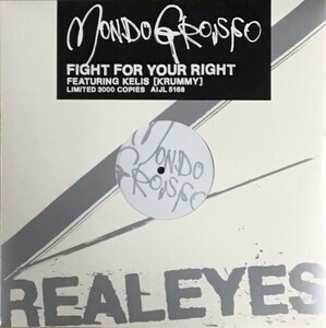 ☆MONDO GROSSO 「FIGHT FOR YOUR RIGHT」 完全生産限定盤 アナログ・レコード 12インチ 新品 未開封