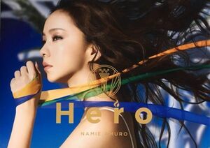 ☆安室奈美恵 B2 先着購入特典 ポスター 「Hero」 未使用