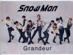 ★Snow Man 「Grandeur」先着購入特典 A5サイズ クリアファイル 新品 未使用