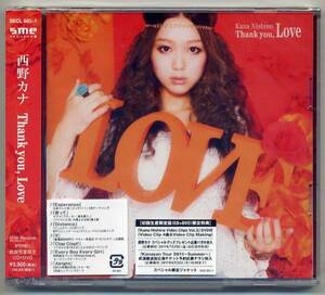 ☆西野カナ 「Thank you, Love」 初回生産限定盤 CD+DVD 未開封