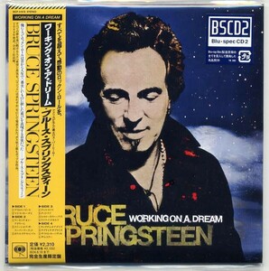 ☆ Blues Spring Spring Steine ​​Bruce Springsteen "Работа над мечтой" Полное производство ограниченное выпуск Blu-Spec CD2 New Неокрытый