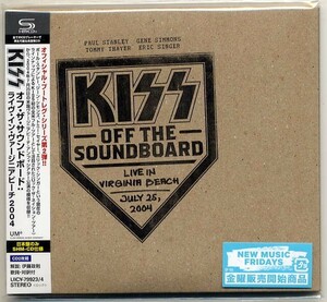 ☆KISS 「オフ・ザ・サウンドボード : ライヴ・イン・ヴァージニアビーチ 2004」 2CD 新品 未開封