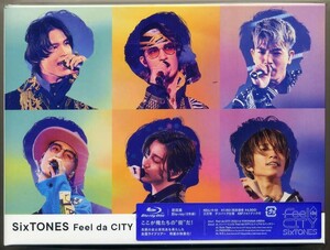 ☆SixTONES ストーンズ 「Feel da CITY」 初回盤 2Blu-ray Disc+48Pフォトブック 三方背 デジパック仕様 新品 未開封