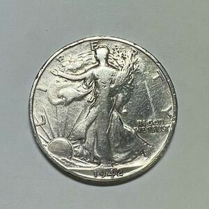 1942年 ウォーキングリバティハーフダラー アメリカ銀貨