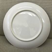 [食器] 陶磁器「ブルーオニオン 白磁 青絵：中皿」 高さ：約2.2cm 円直径：約23cm プレート_画像9