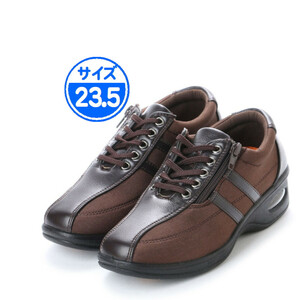 [ new goods unused ] walking shoes Brown 23.5cm tea color 17444