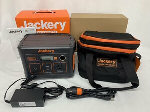 ★美品★Jackery ポータブル電源 240 型番 PTB021 収納バッグ JPC-400A ブラック＆オレンジ ショルダー 240×200×250mm